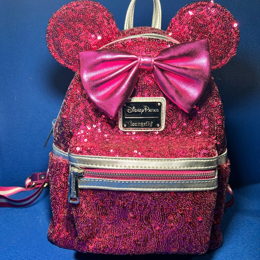 Pink Sequin Loungefly new without tags